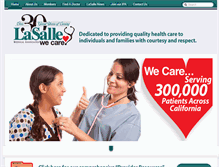 Tablet Screenshot of lasallemedicalassociates.com